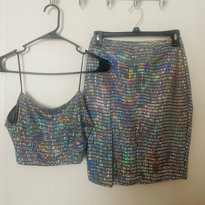 Iridescent 2 piece Set.